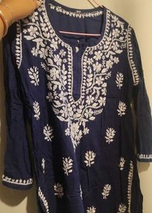 Navy Blue Kurti