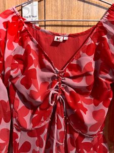 Floral Print Mini Dress