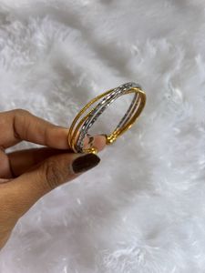 silver gold plated Adjustable bracelets