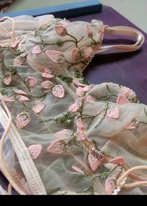 Urbanic&#39;s Cute And Sexy Pastel Pink Lingerie Set Size M