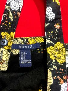 Floral Print Crop Top