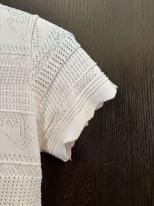 Cute White Knit Cardigan