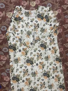 Floral Print Kurta