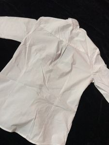 WHITE V NECK NEW  SHIRT