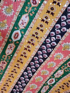 Festive Dupatta With Real Mirror Work