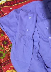 Tokyo Talkies Purple Casual Shirt
