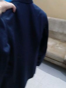 Navyblue Shining Coat For Man