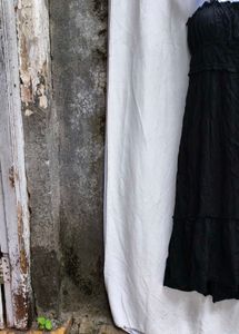 I. Black long dress