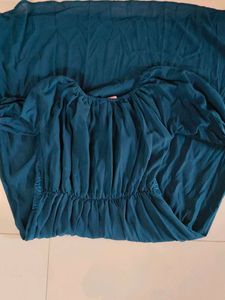 Elegant Teal Maxi Dress