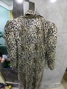 Leopard Print Midi Dress