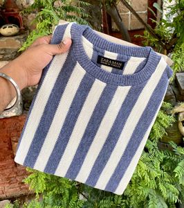 Striped Knit Sweater
