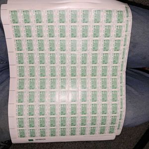 NEPAL FULL STAMP SHEET 10P SINGDARWAR (100 STAMPS)