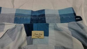 Blue Checked Casual Shirt