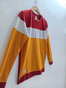 Mens Color Blocked T-Shirt casual bright