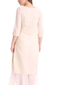 Yellow &amp; White Kurti