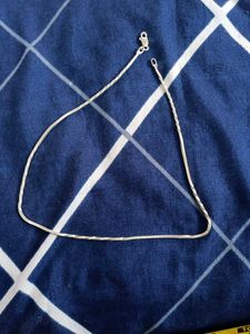 Real Silver Double Design Chain