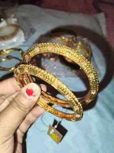 Golden Bangles Set