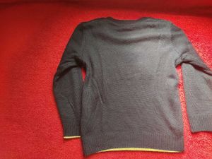 Striped  Knit 2 in 1 Sweater