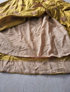 Bridal Haldi Outfit Crop Top With Ghagara