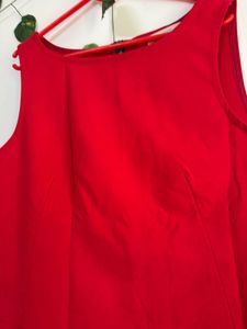 Elegant Red Summer Dress