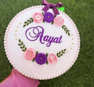 Embroidery Wedding Hoop