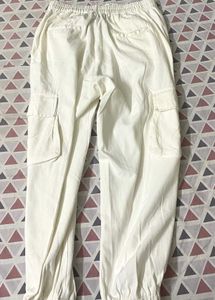 White Cargo Pants