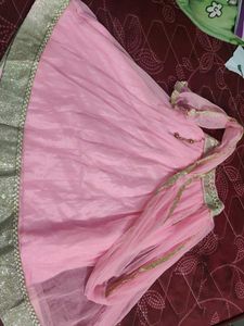 Cute Pink Lehenga Choli Set