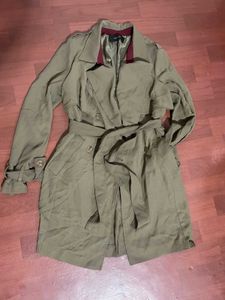 Olive Green Trench Coat