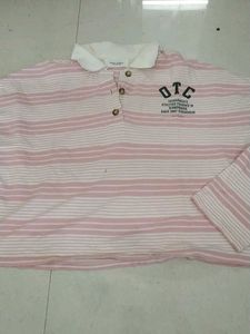 Striped Polo Top