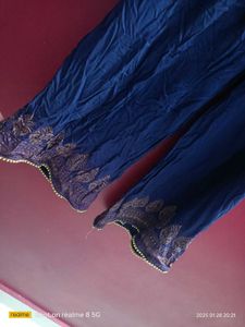 Navy Blue Palazzo Pants
