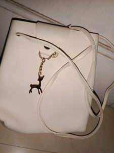 White Sling Bag