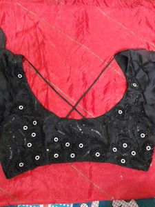 Women Black Embellished Blouse