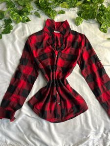 New York &amp; Company Women’s Red Shirt