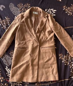 Tan Oversized Blazer
