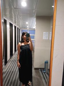 Uniqlo Black Maxi Dress