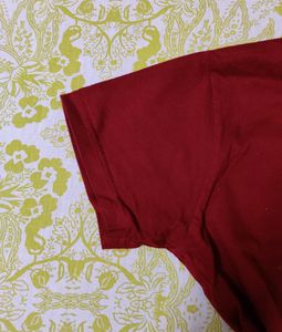 Maroon Slim Fit Tshirt (Unisex)
