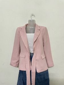 Zara Pink Blazers For Women