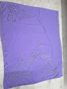 Purple Embellished saree