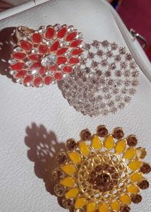 Rhinestone Rings (Set of 3)