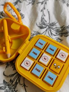 Jigsaw Puzzle And Tic Tac Toe Interactive Portable Game Set Of Two