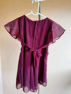 Maroon Party Dress