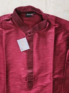Maroon Kurta Set