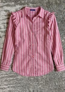 Striped Ruffle Blouse