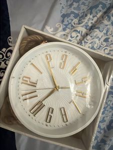 Elegant White Wall Clock