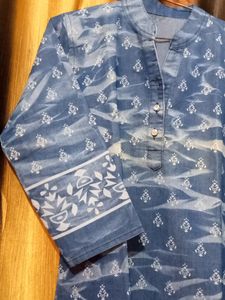 Denim Kurta