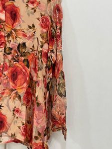 🌹Garden Glam! Rose Shimmer Blouse-Thrift Score🌹