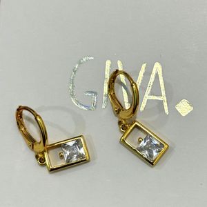 GIVA 925 silver golden Dangle earings