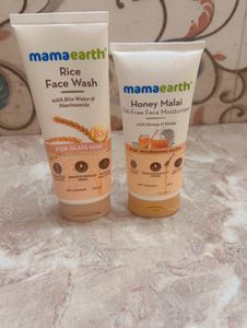 Mamaearth Malai Moisturiser/ Face Wash