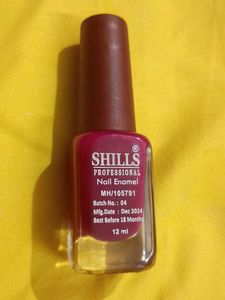 Plum Shade Nail Paint By Shills Professional
