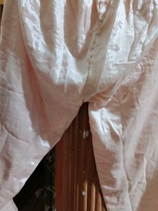 Peach Embroidered Kurti Pant Set